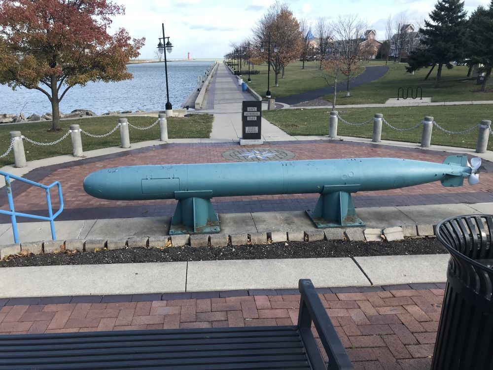 Torpedo Memorial, Navy Memorial Park, Kenosha, Wisconsin