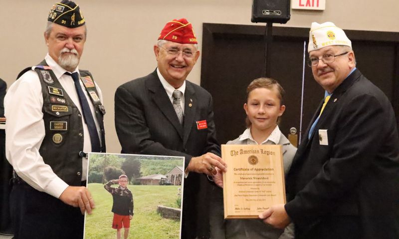 12-year-old’s respect for veterans prompts honor from West Virginia American Legion