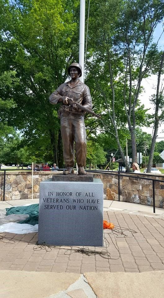 Cornelius Veterans Monument at Rotary Plaza