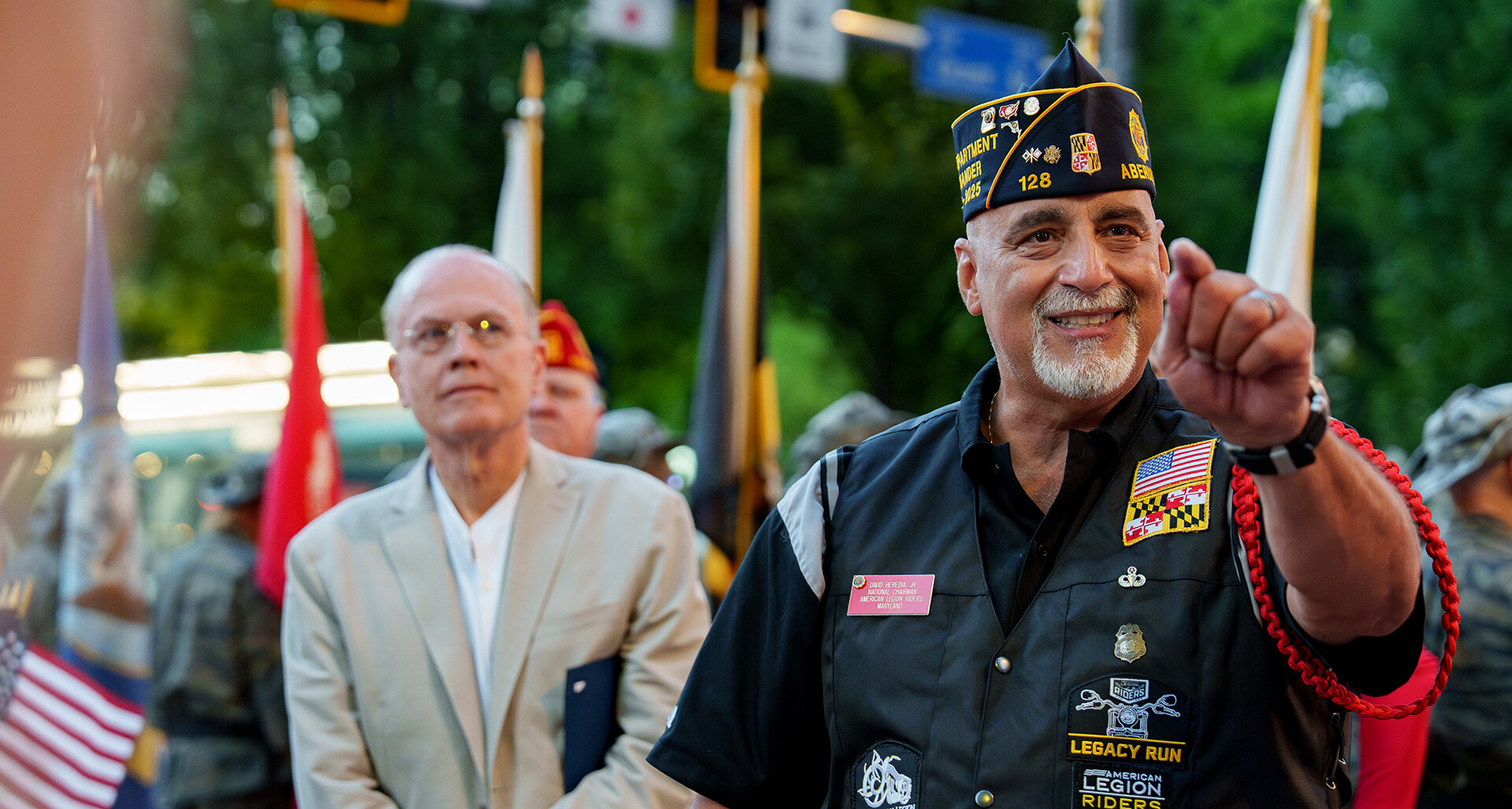 American Legion Riders National Chairman David Heredia. (Photo by Jennifer Blohm/The American Legion)
