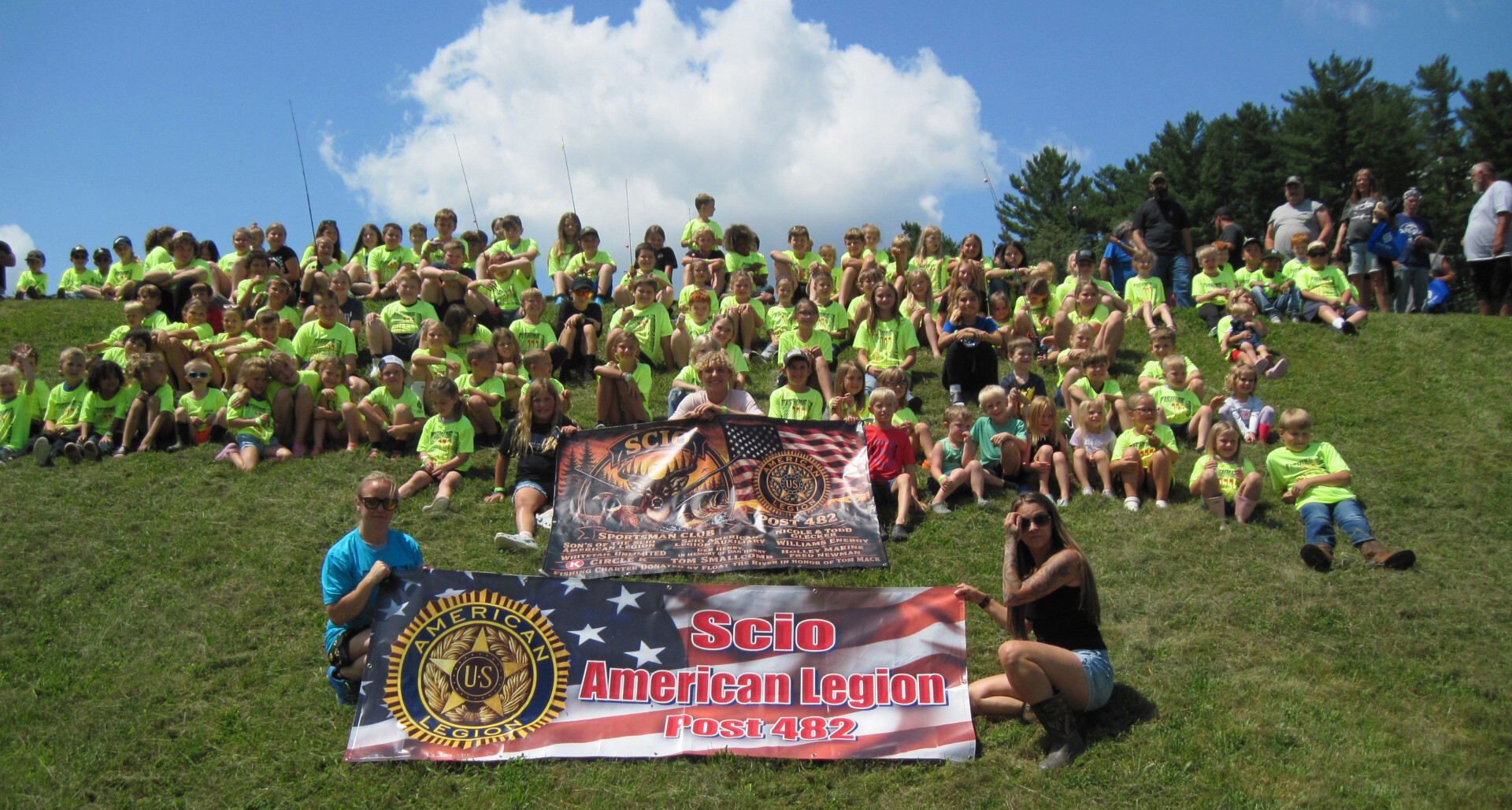 Over 150 kids enjoy fishing tournament at Ohio post