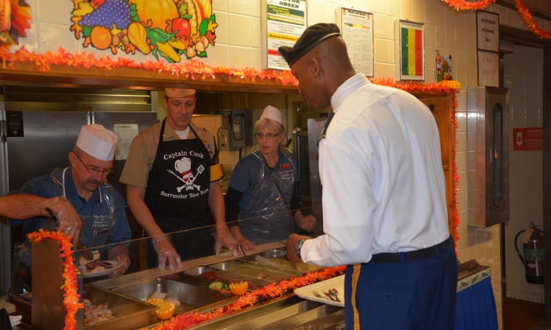 Helm, Jefford celebrate Thanksgiving with troops on DMZ