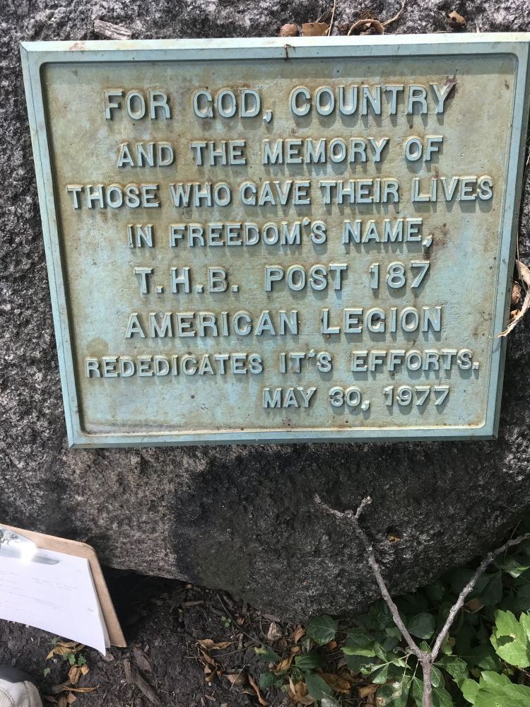 Elmhurst, Illinois Memorial Plaque