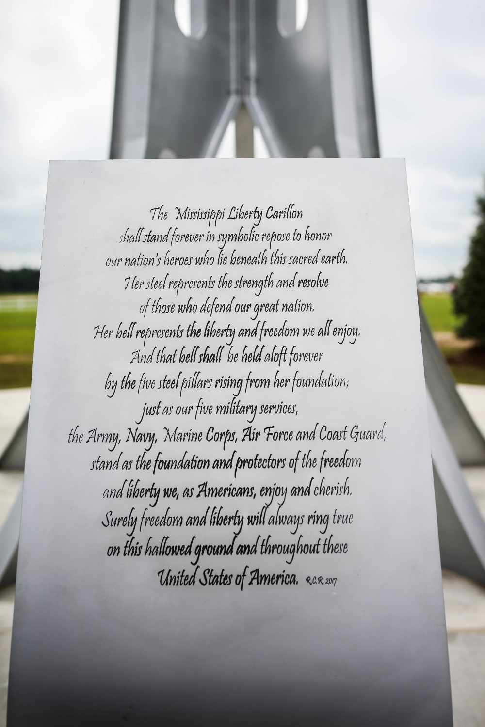 North Mississippi Veterans Memorial Liberty Carillon