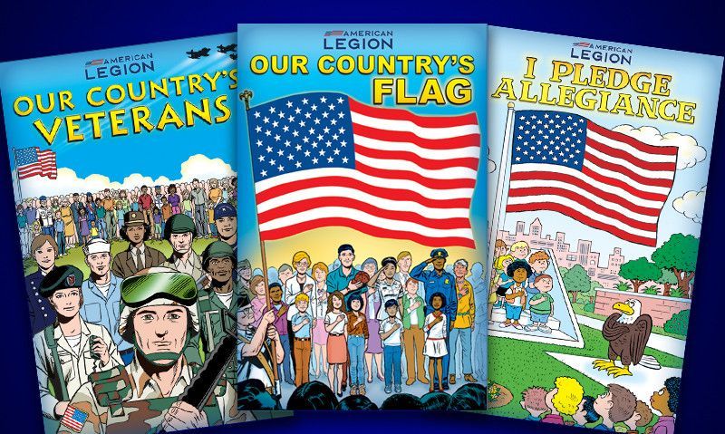 Updated youth comic books instill respect for veterans and the U.S. flag