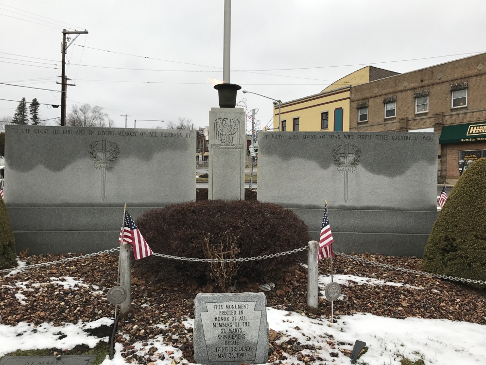 Veterans Memorial on the Diamond