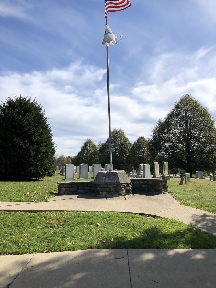 Old Stone Church Flag Plaza