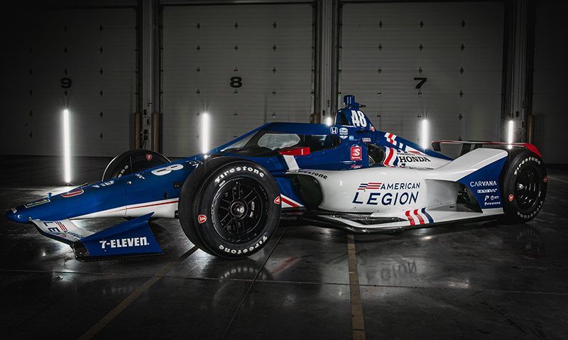 Chip Ganassi Racing reveals Indianapolis 500 American Legion paint scheme in social media video blitz