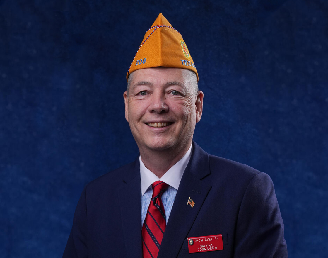 Official Portrait of 2026-27 Sons of The American Legion National Commander Thomas "Thom" Skelley