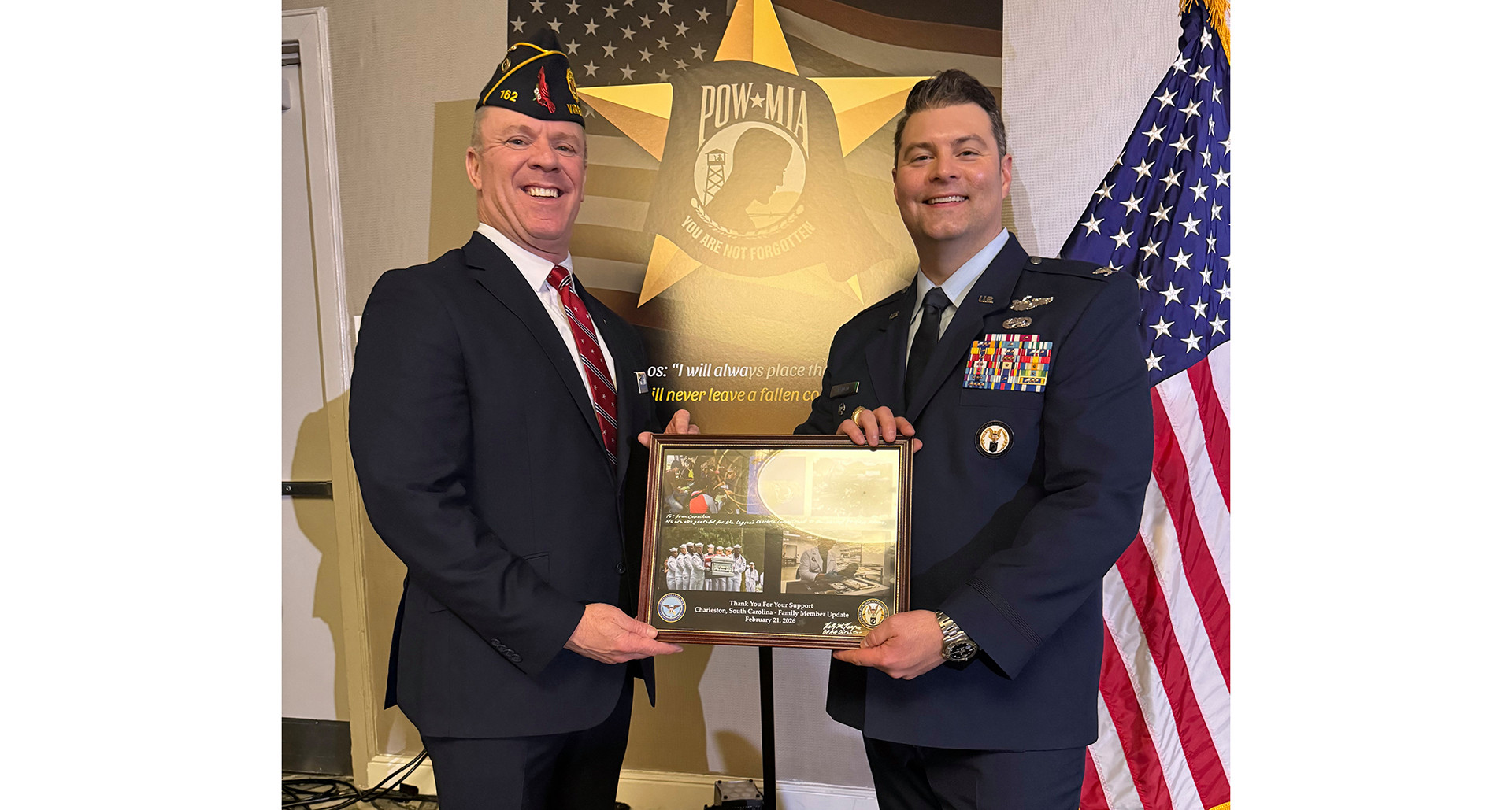 American Legion rep among those in attendance at POW-MIA update