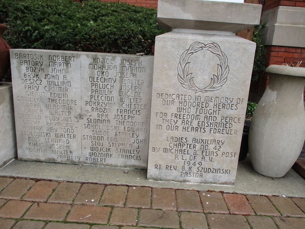 Polish Legion of American Veterans Chapter 42 Memorial