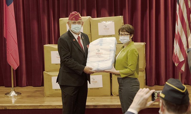 A gesture of goodwill: Taiwan donates 250,000 medical masks to The American Legion