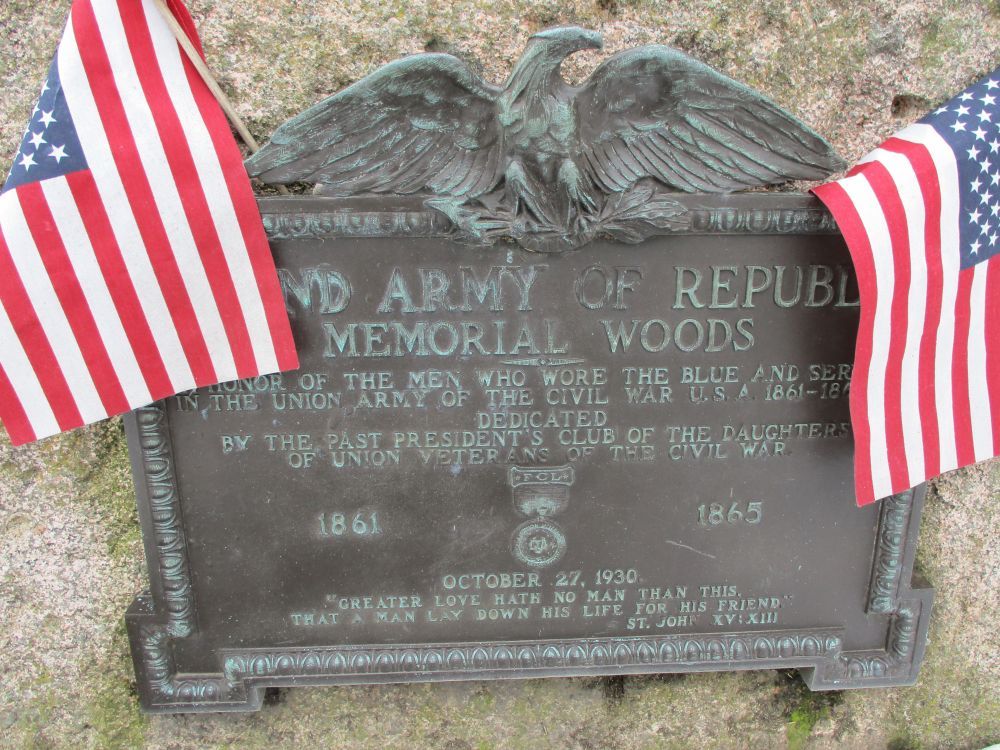Grand Army of the Republic Memorial Woods Civil War Memorial