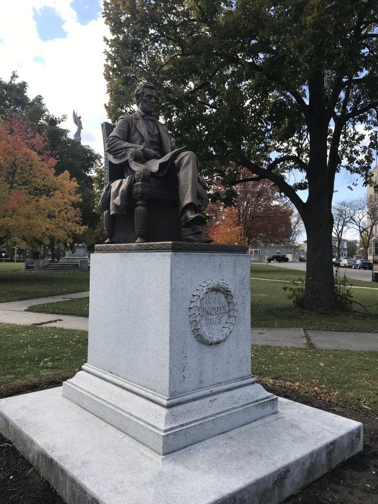 Lincoln Memorial, Simmons Library Park, Kenosha, Wisconsin