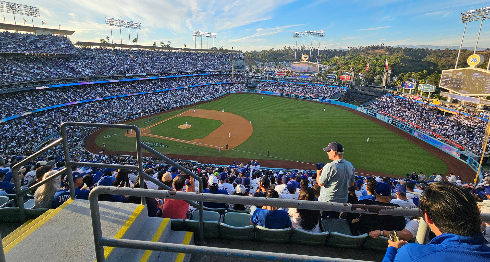 Dodger Stadium during the 2024 World Series. Photo by Andy Proffet / The American Legion