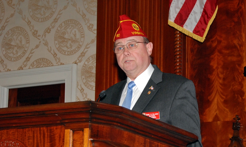 Dellinger addresses South Carolina Legislature