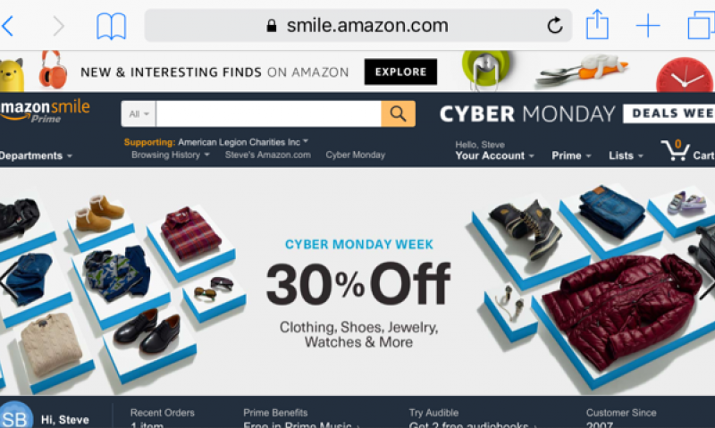 Legion now featured on AmazonSmile