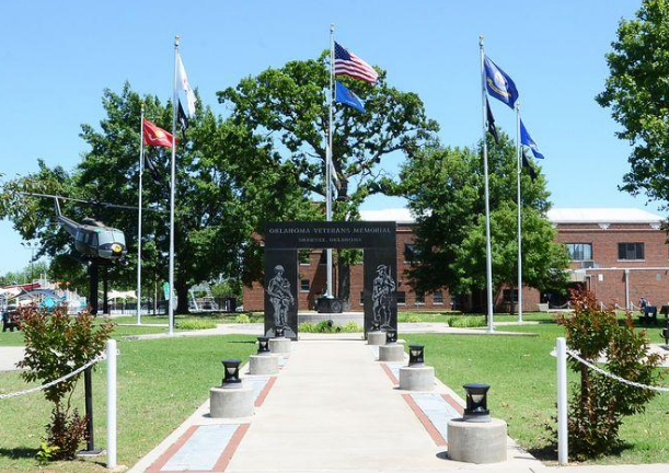 Veterans Memorial at Woodland Veterans Park, Shawnee, Oklahoma