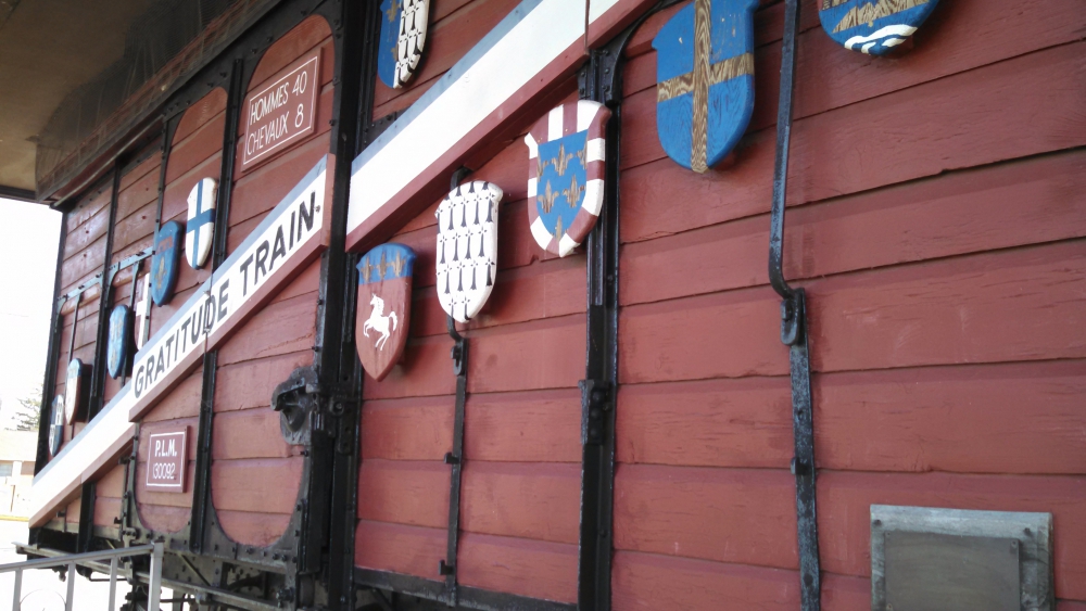 Delaware Merci Train Boxcar