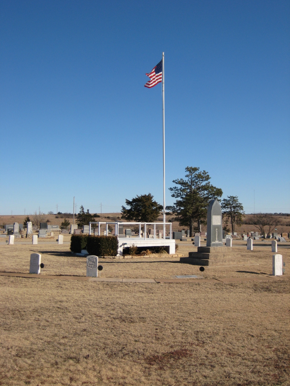 Perry, Oklahoma - Grace Hill Cemetery Veterans Circle