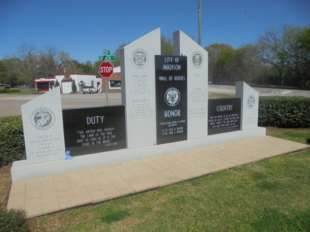 City of Madison Veterans Memorial