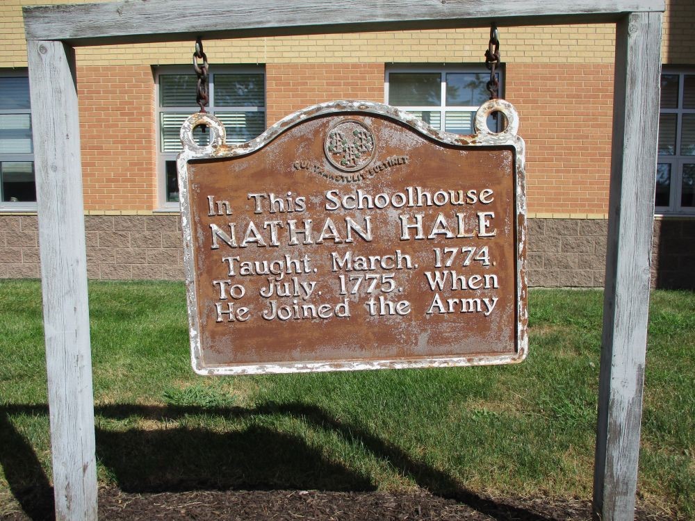 front of memorial