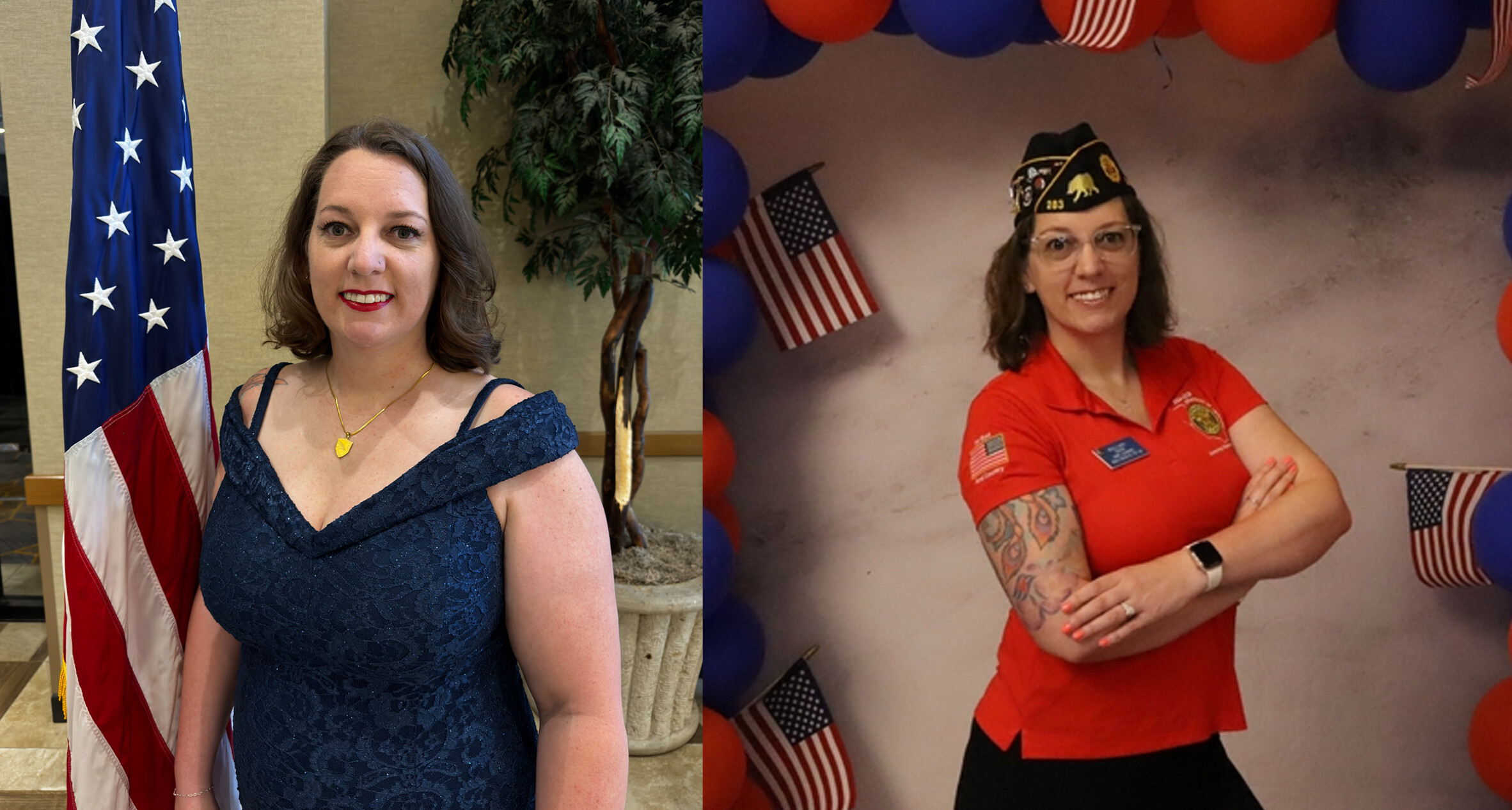 Legionnaire Michelle Heaton shares before and after photos following her involvement with The American Legion’s USA 250 Challenge.