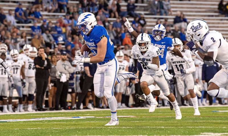 Navy, Air Force meet on football field Saturday