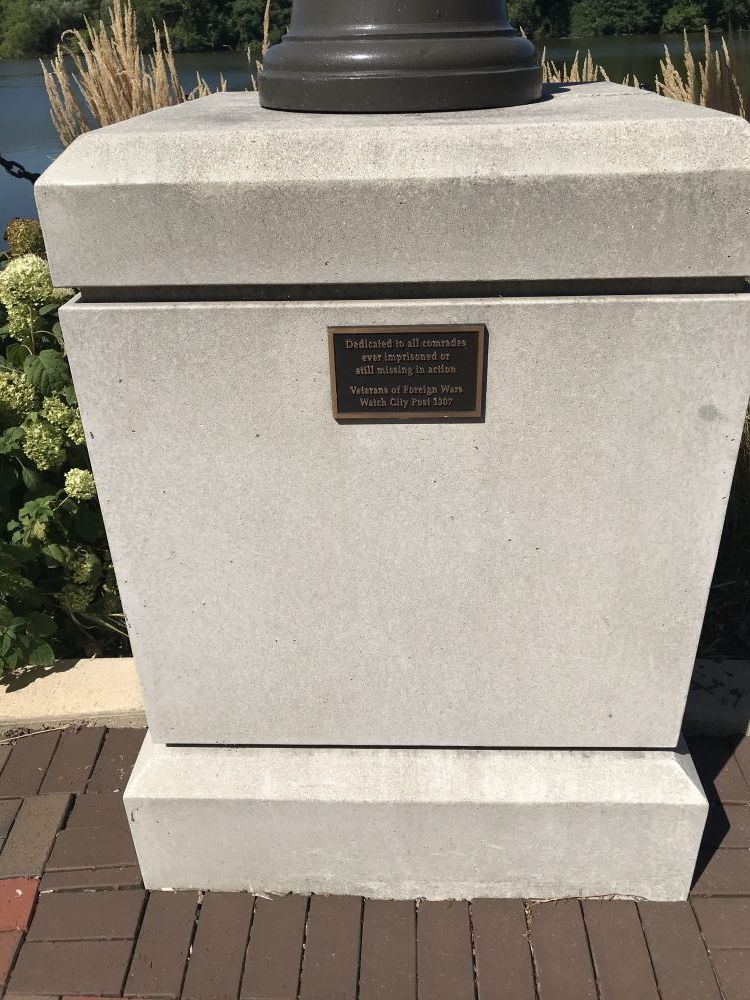 MIA plaque -Veterans Memorial Park, Elgin, Illinois