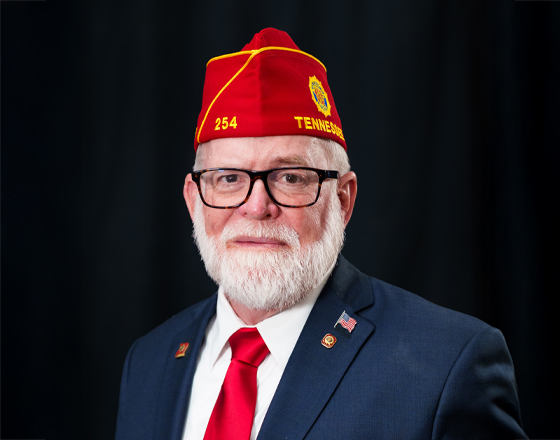Official Portrait of 2025-26 National Vice Commander Stephen T. Weismann, Tennessee