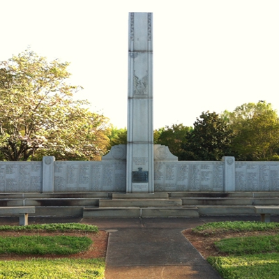 Mecklenburg County WWII Memorial, Evergreen Cemetery, Charlotte