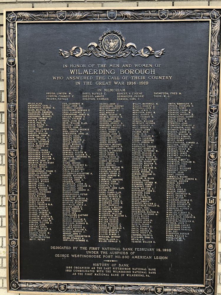 Wilmerding Honor Roll
