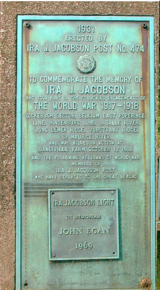 Ira J. Jacobson Memorial