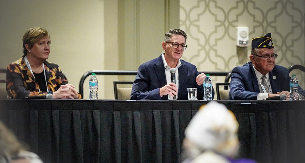 Veteran Education Panel discussion during the VEE Commission Meeting in Louisville, KY, Saturday, Aug. 29, 2026. Owen J. Bagwell.