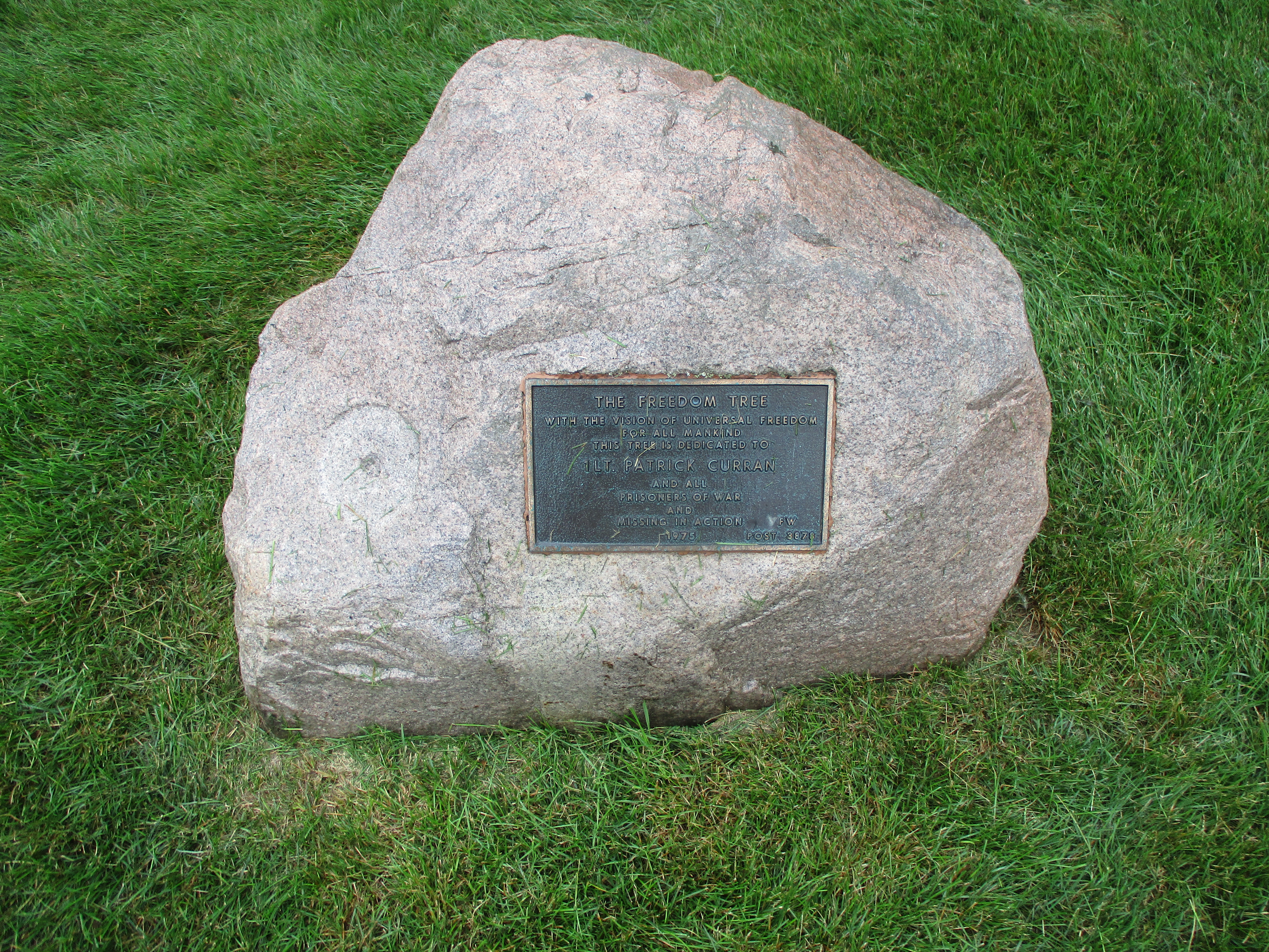 First Lieutenant Paul Curran Memorial