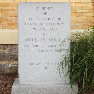 Henderson County World War I