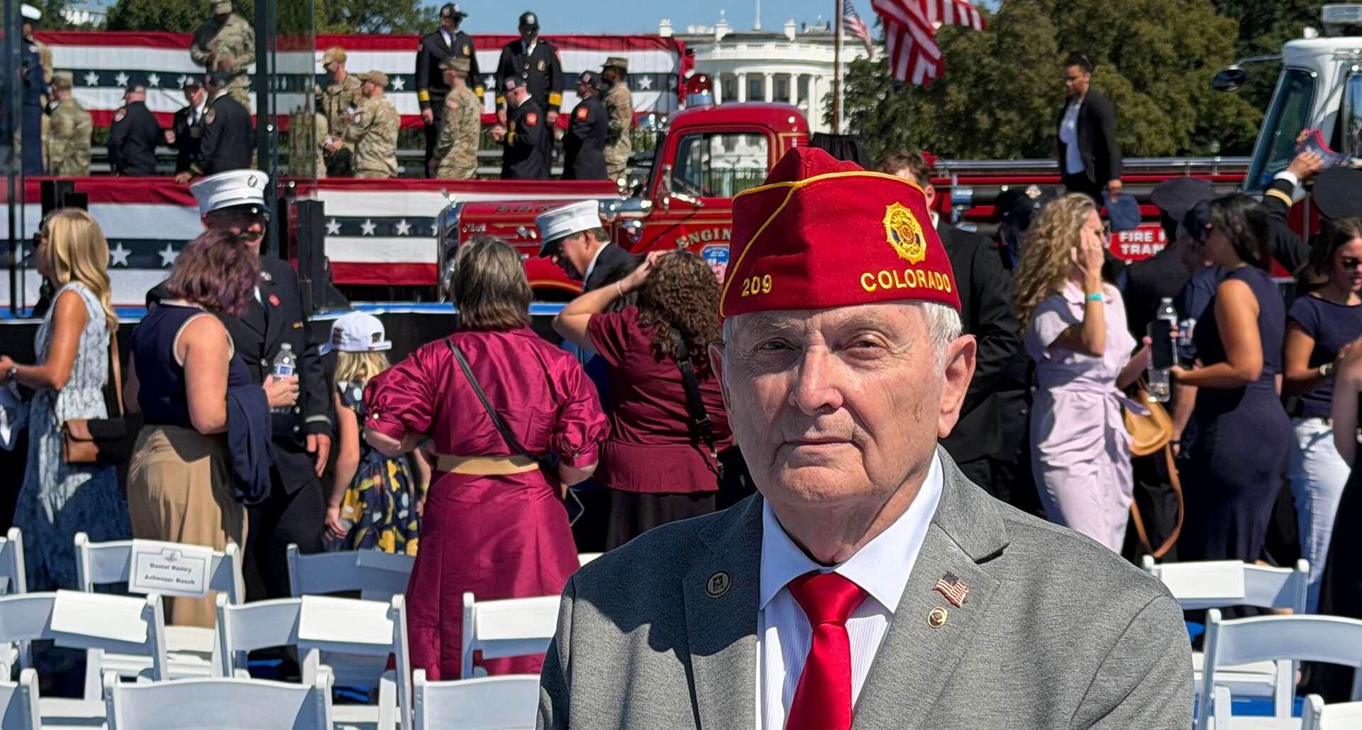 National Commander Jay Bowen attends White House Tunnel to Towers