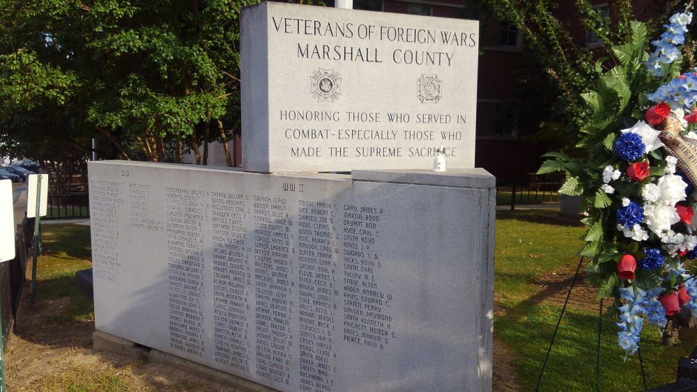Veterans of Foreign Wars Memorial - Guntersville, Alabama