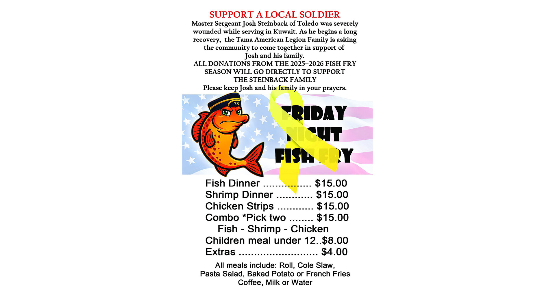 Legion post stepping up to assist servicemember seriously injured in Iranian airstrike