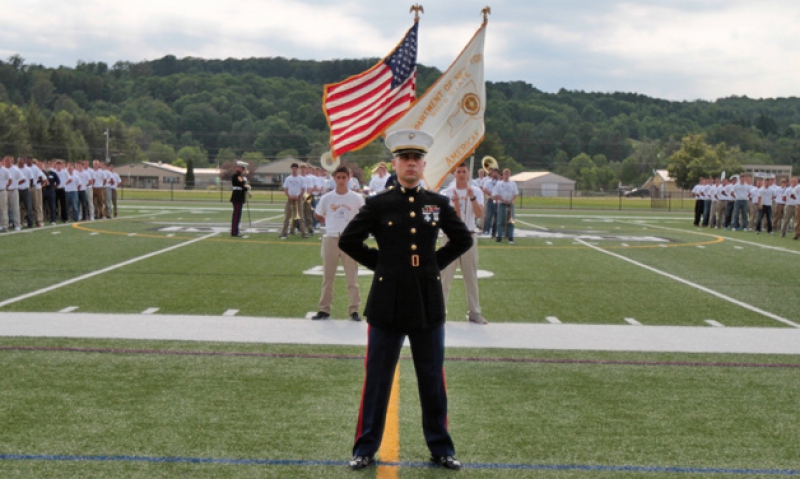 Marines partner with New York Boys State