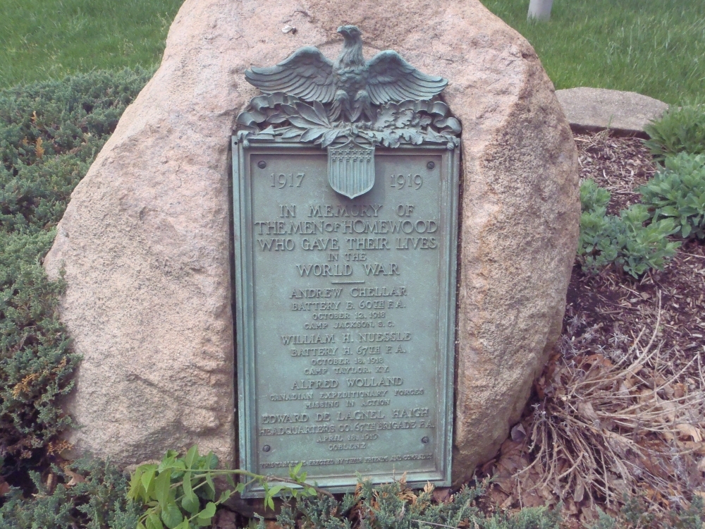 Homewood (IL) WWI Veterans Memorial
