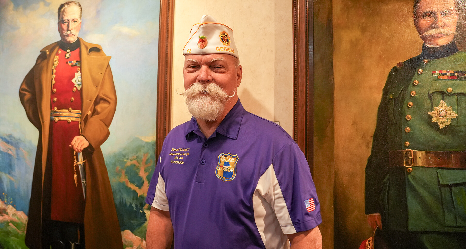 Department of Georgia Commander Michael Schwartz. Photo by Owen J. Bagwell