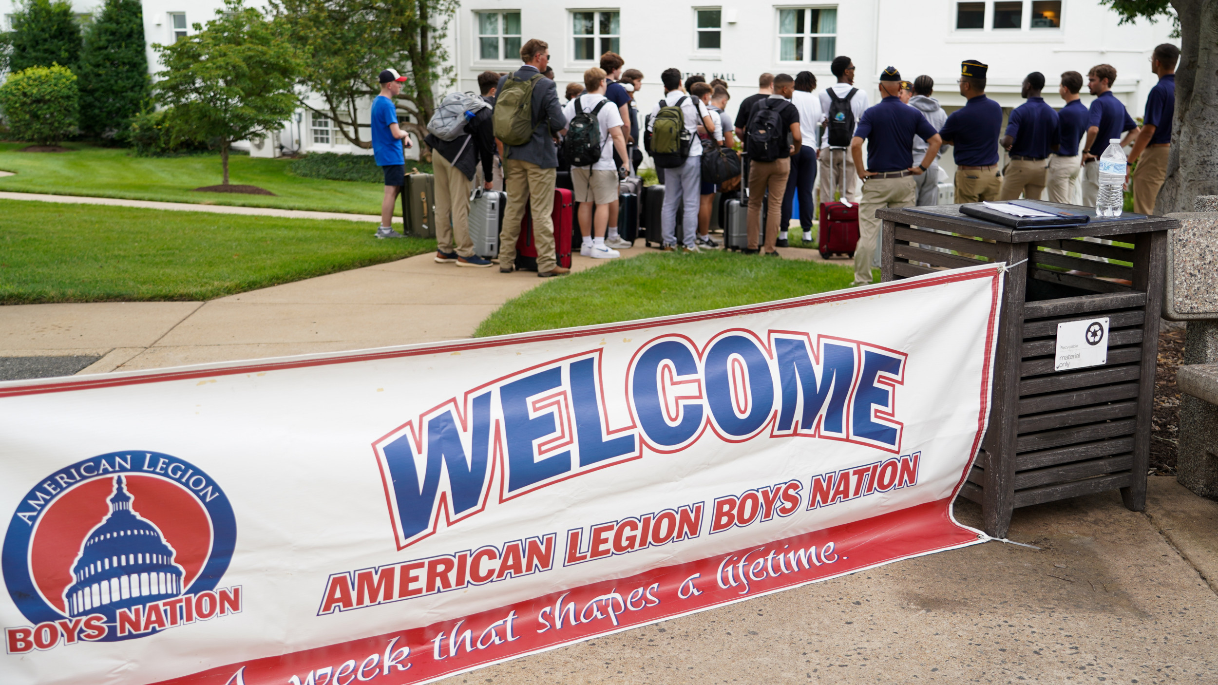 Senators arrive to the 2025 Boys Nation program in Arlington, Va. (Photo by Jeric&nbsp;