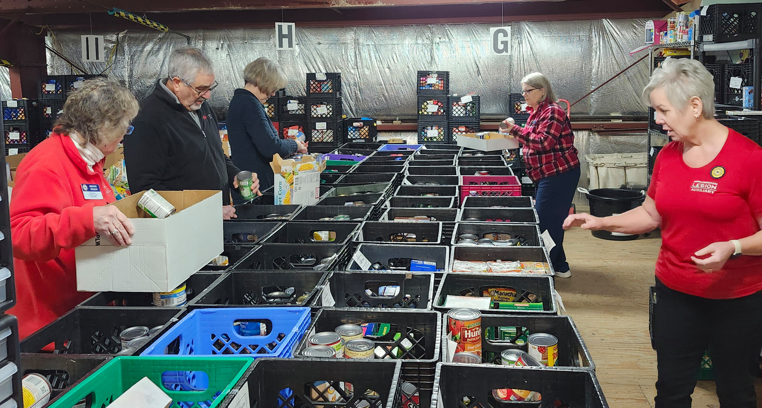 Legion Family delivers 1,200 pounds of food to support families in need