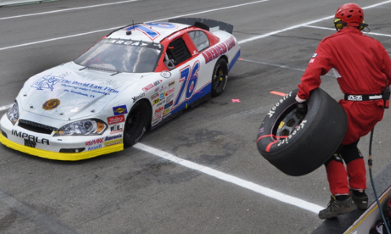 Gear sidelines 76 Freedom Car at Pocono