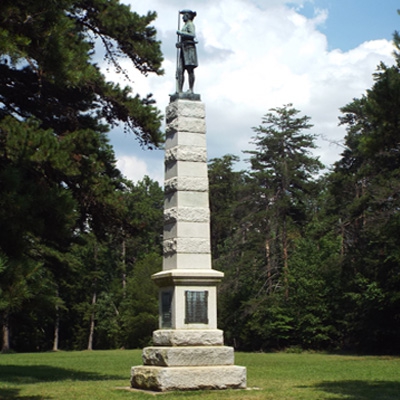 James Hunter Monument (Nicknamed the "General of the Regulators"