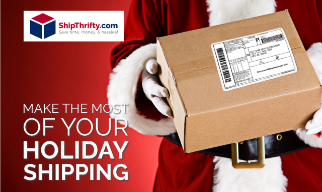 Save time and money with holiday shipping through ShipThrifty