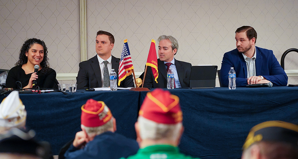 U.S. House and Senate Staffers address the American Legion Legislative Commission at the Washington Conference. Photo by Owen J. Bagwell/The American Legion