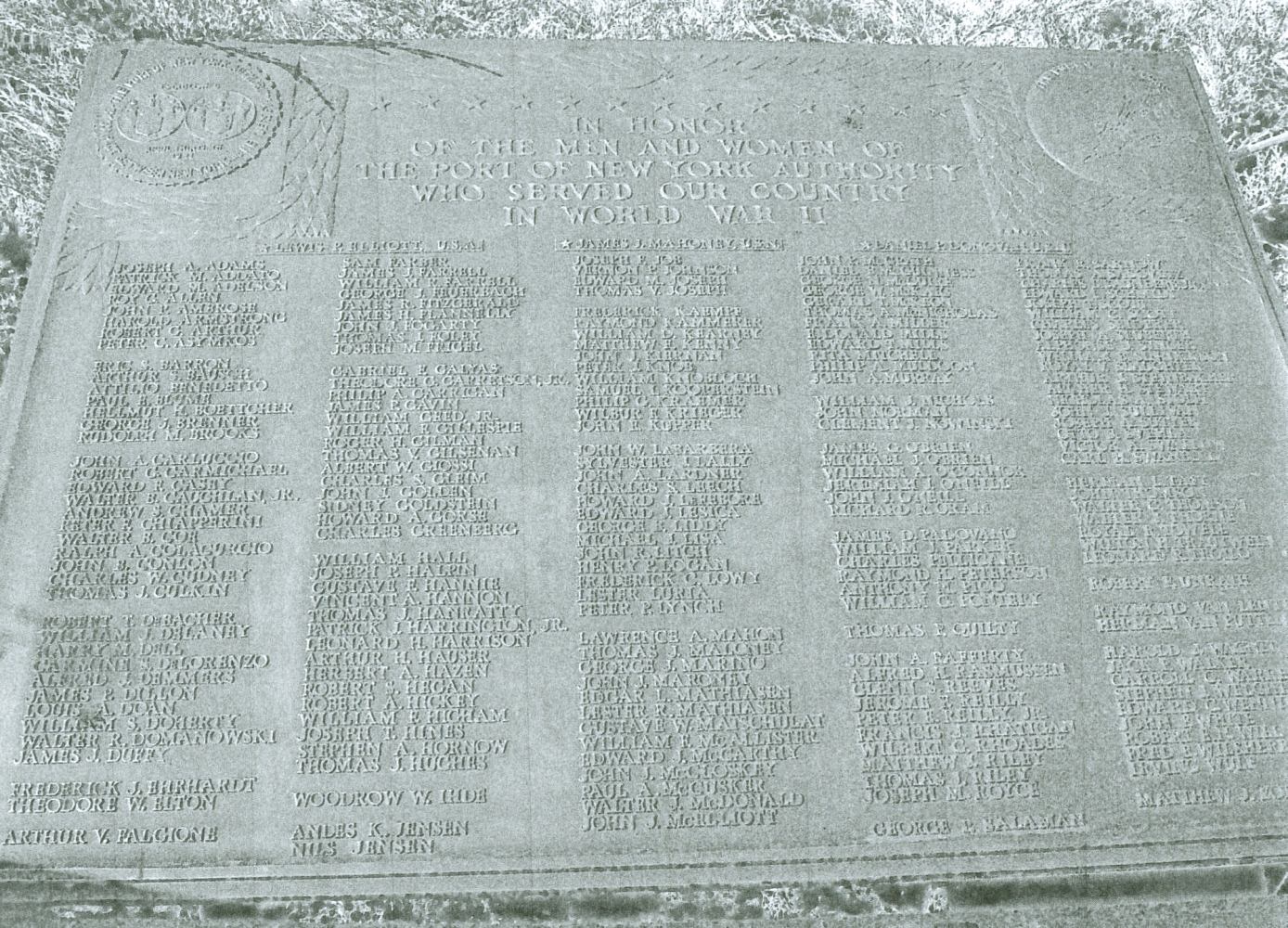 New York Port Authority World War II Memorial