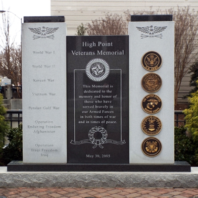 High Point Veterans Memorial, High Point
